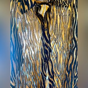 Unisex Button down VINTAGE dress shirt Size L